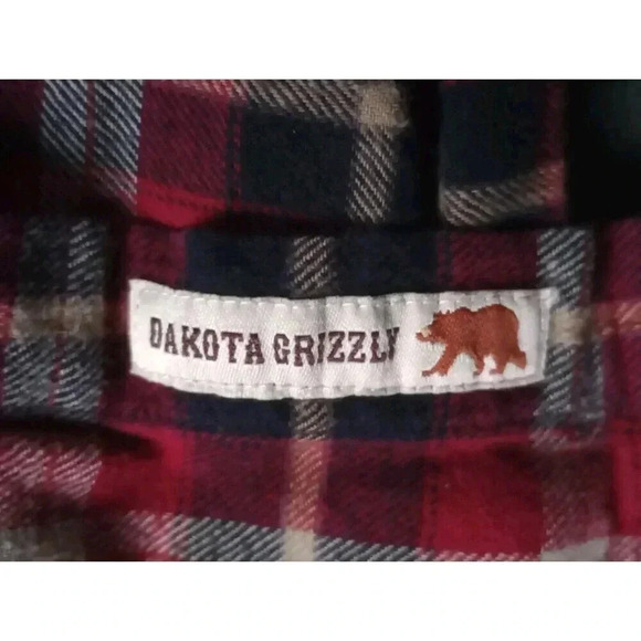 Dakota Grizzly Flannel Shirt Women's Medium Red Plaid Camping Outdoor - Picture 4 of 6